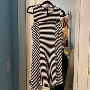 Black and White Striped Michael Kors dress